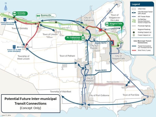 niagara transit potential map